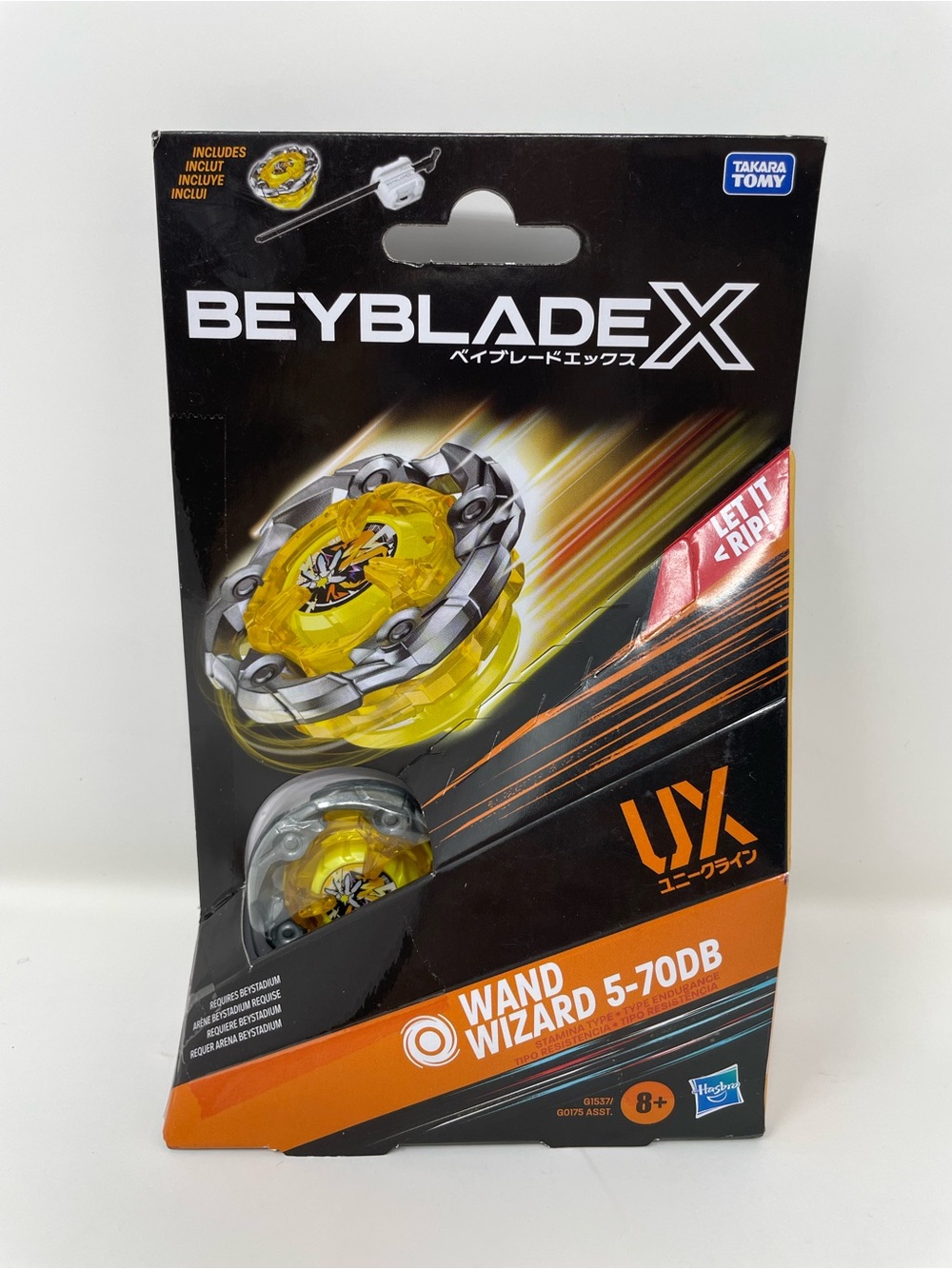 Beyblade X Wand Wizard 5-70DB UX Starter Pack Set (Yellow) Sealed Brand New